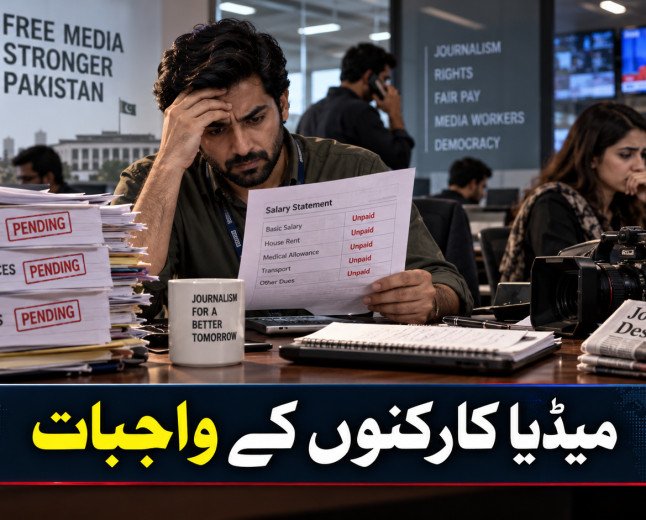 میڈیا کارکنوں کی تنخواہوں اور واجبات کا مسئلہ پھر قومی سطح پر نمایاں